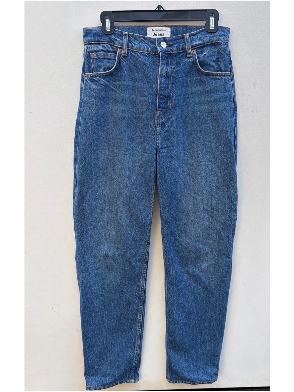 Reformation Abby High Rise Straight Leg Jeans